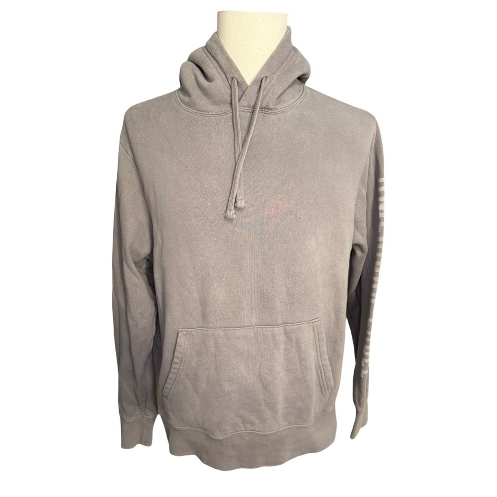 American Eagle Outfitters Mens Gray Super Soft Hoodie Pullover Size Medium
